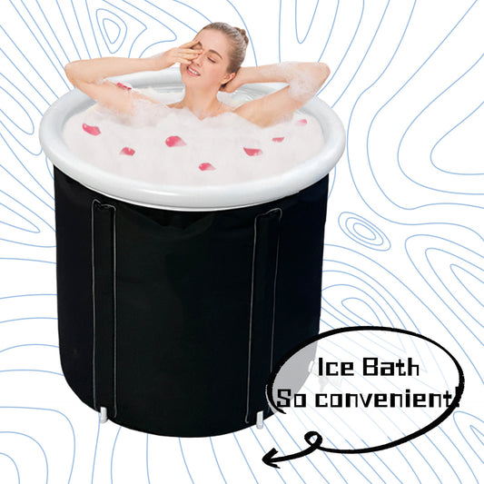 Portable Ice Baths Inflatable Air Ring PVC Bath Bath Household Bath Tub Holder Foldable Bath Tub For Recovery Therapy Outdoor